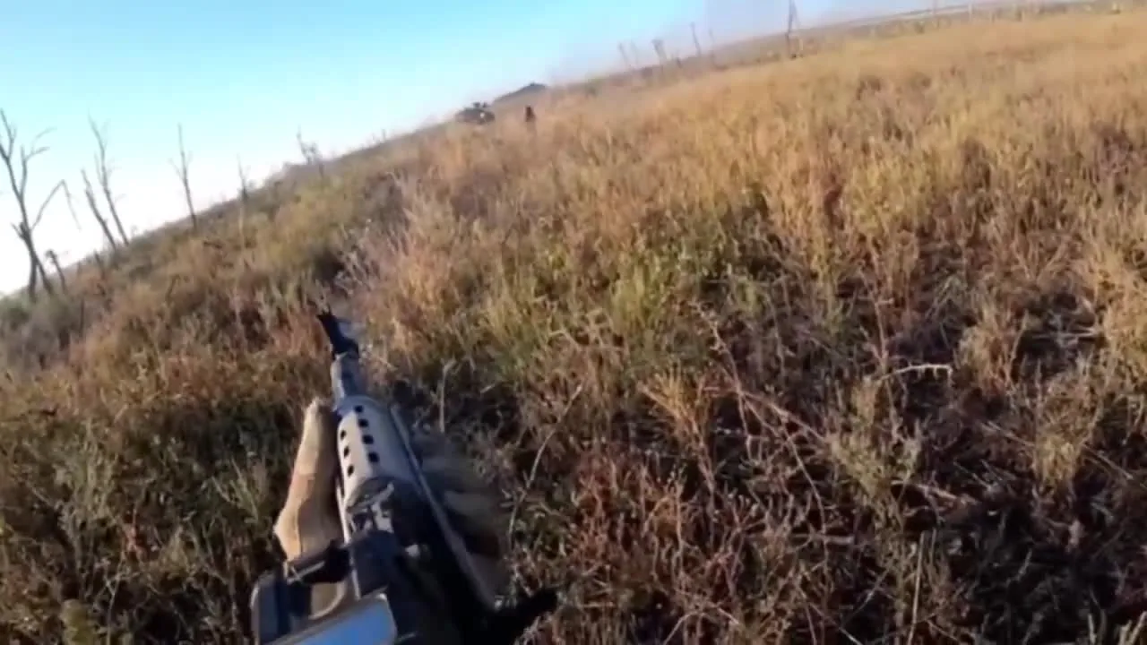 Preview for TOGA △ on X 'A group of Russian soldiers came under fire and drone attack during an assault on Ukrai